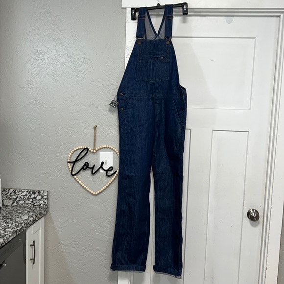 NWT PATAGONIA STEEL FORGE BLUE DEMIN BIB OVERALLS XS - Picture 3 of 16